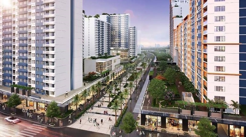 Quảng trường dự án New City Thủ Thiêm