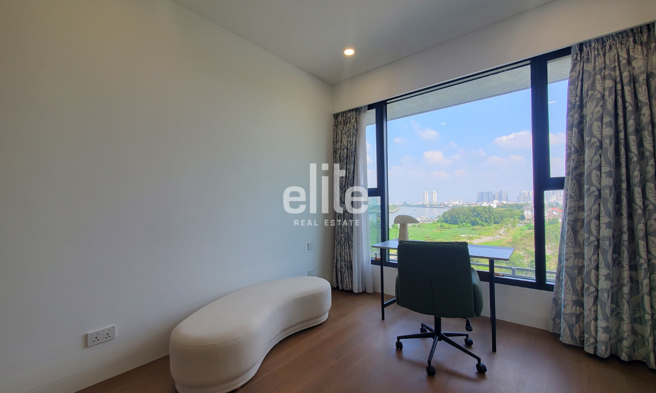 THE RIVER - Fully Furnished 3-bedroom apartment for rent with super airy view