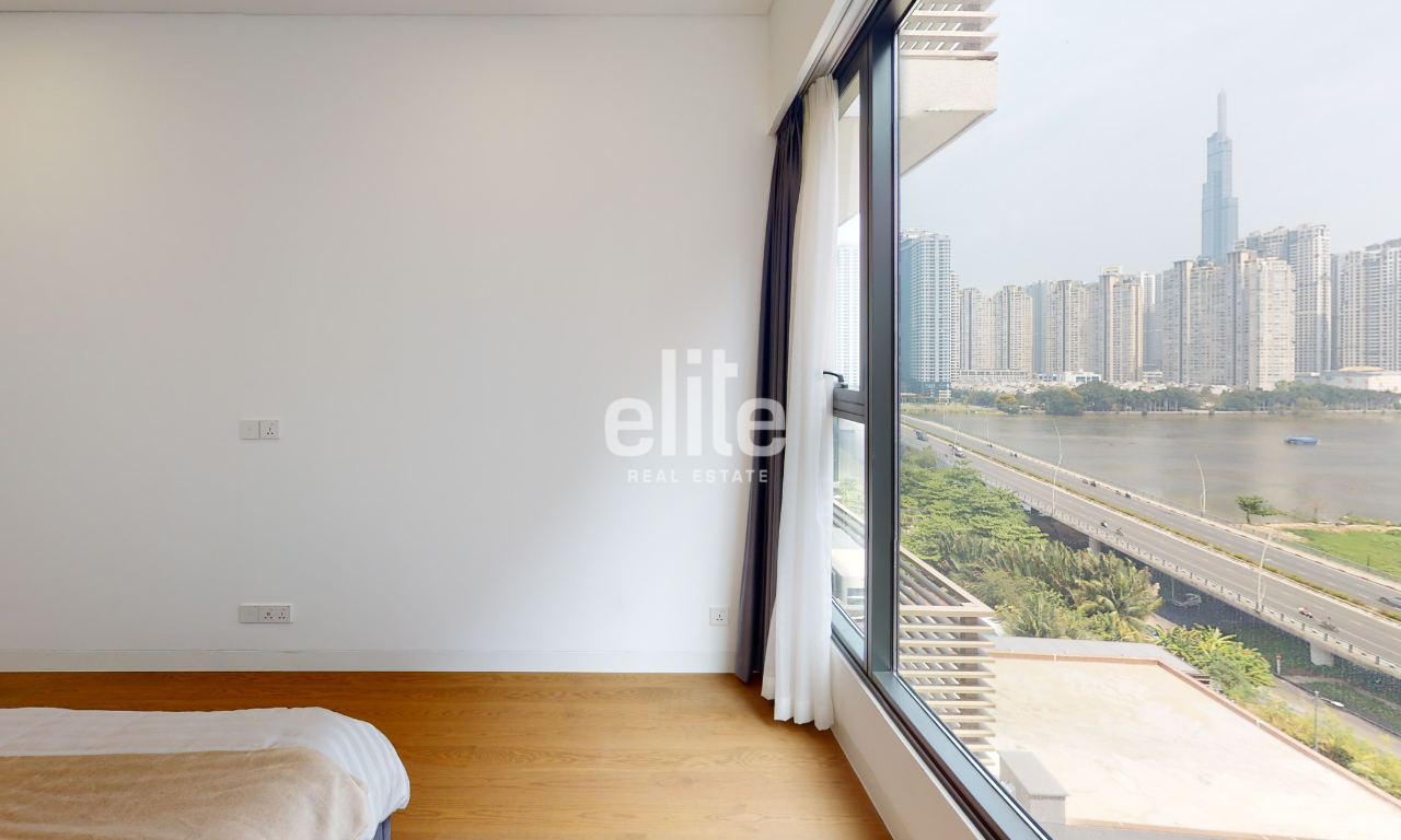 THE RIVER - Fully furnished 2 bedroom apartment for rent with pool view and Landmark 81