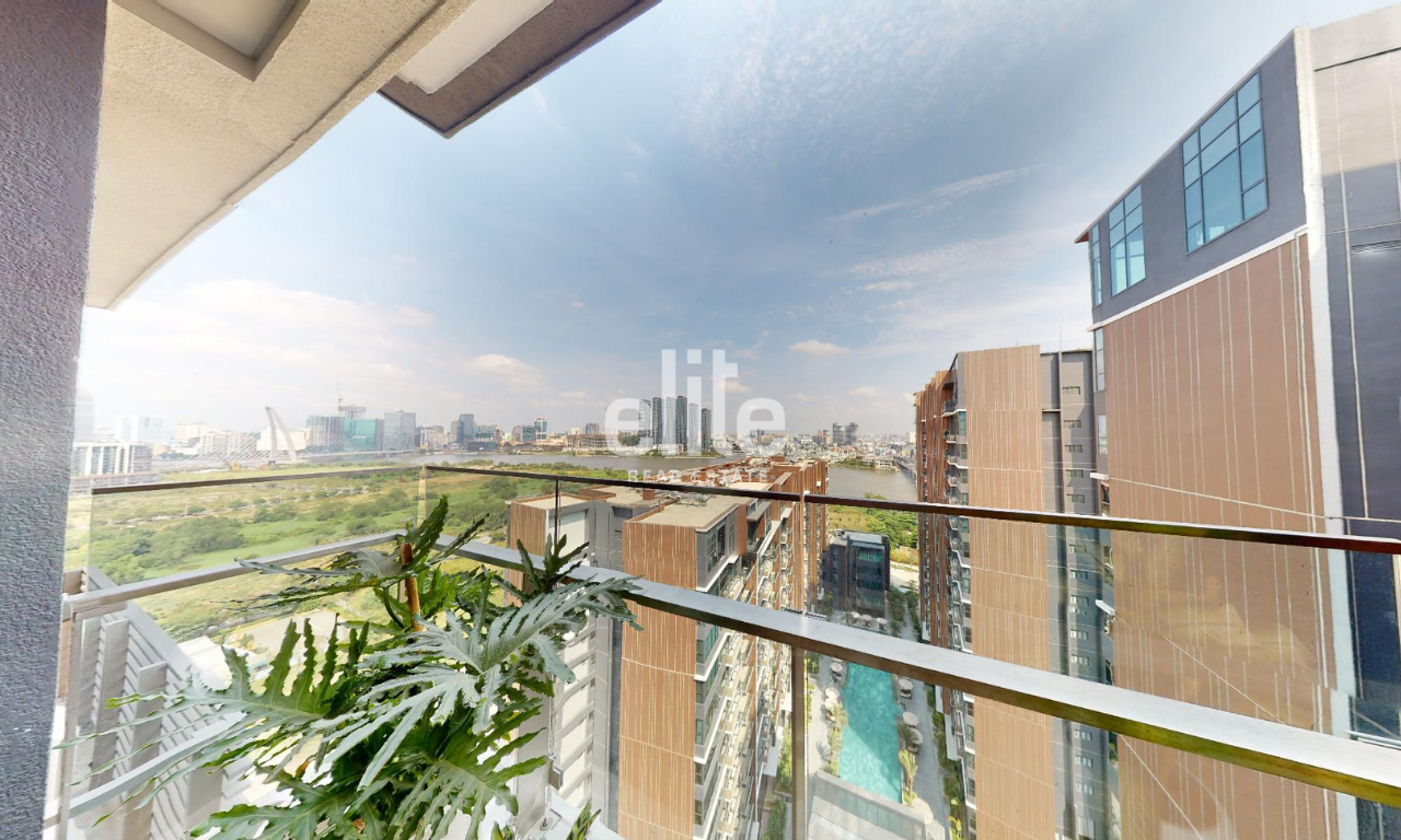 THE RIVER - Beautifully furnished 3 bedroom apartment for rent with beautiful view of Saigon River and District 1