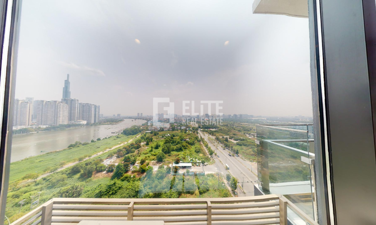 THE RIVER - 2 bedroom apartment for rent, fully furnished with quality furniture, with a super open view of Landmark 81