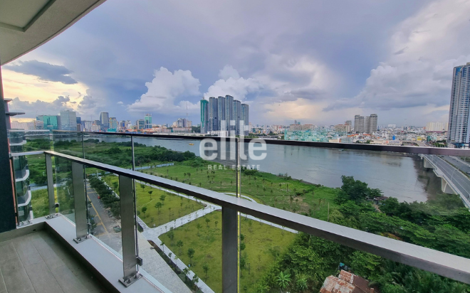 THE RIVER - Cho thuê căn hộ 4 phòng ngủ tầm nhìn cực thoáng qua sông Sài Gòn