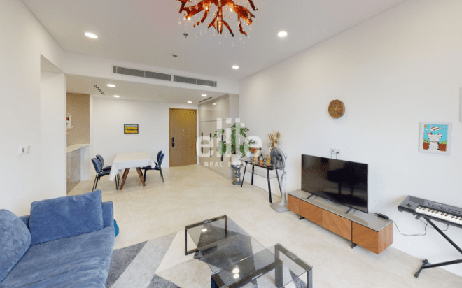 THE RIVER - Fully furnished 3-bedroom apartment for rent with river view and Landmark 81